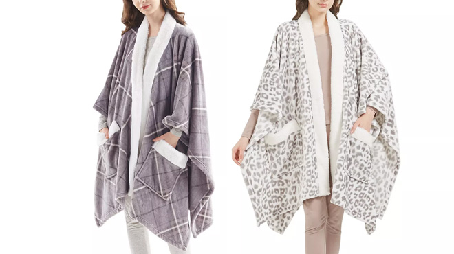 Charter Club Plush Wrap Robe Throws