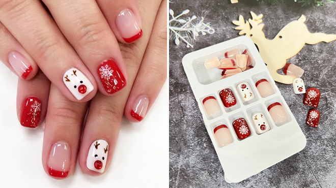 Christmas 24 Piece Press On Nails Style 2