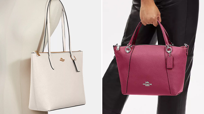 Coach Outlet Zip Top Tote and Kacey Satchel