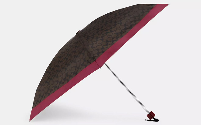 Coach Uv Protection Signature Mini Umbrella