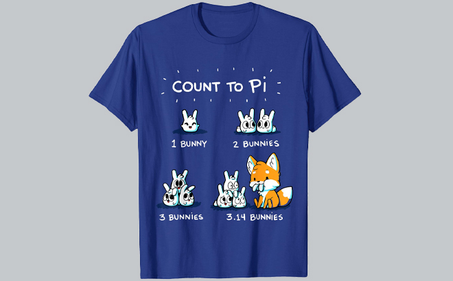 Count to Pi Bunnies Shirt by fablefire