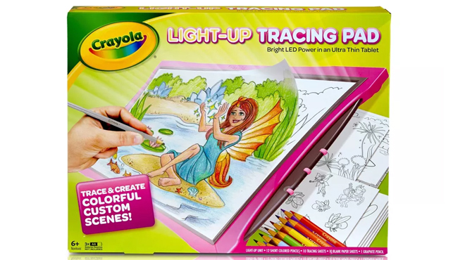 Crayola Light Up Tracing Pad Pink