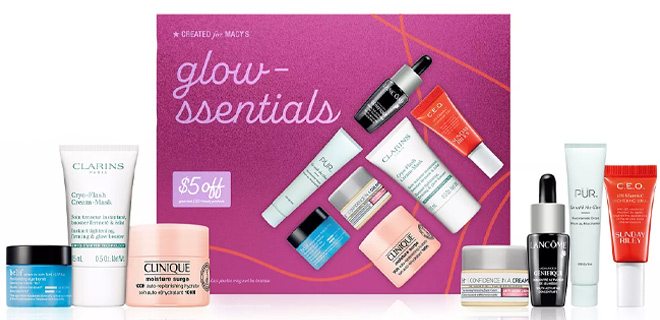 Created for Macys GLOWssentials Set