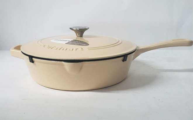 Cuisinart Cast Iron Chicken Fryer in Tan Color