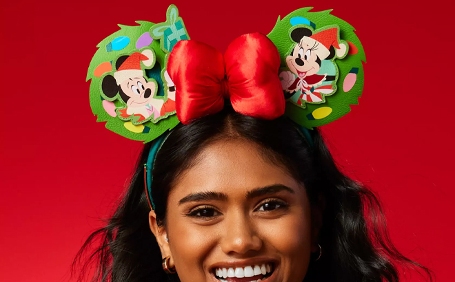 Disney Mickey and Minnie Mouse Loungefly Glow in the Dark Headband