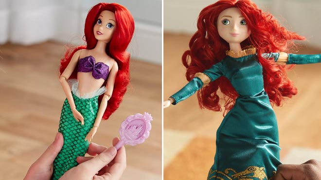 Disney The Little Mermaid Ariel Classic Doll and Brave Merida Classic Doll