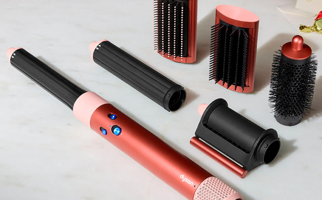 Dyson Airwrap Multi Styler Complete Long in Stawberry Bronze Blush Pink