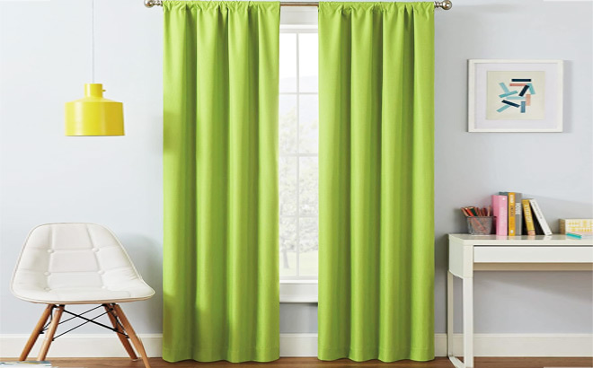 Eclipse Kendall Thermal Rod Pocket 42 x 63 Blackout Curtain