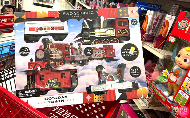 FAO Schwarz Motorized Train Set 30 Piece