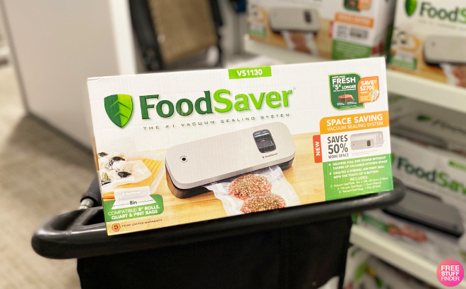 FoodSaver Compact Food Vacuum Sealer in Cart at Kohls Store