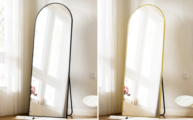 Full Length Arched Standing Mirrors