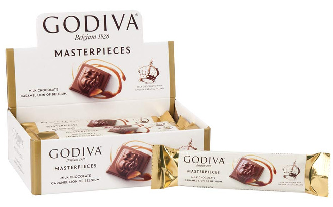 Godiva Masterpieces Milk Caramel Lion Bars 1