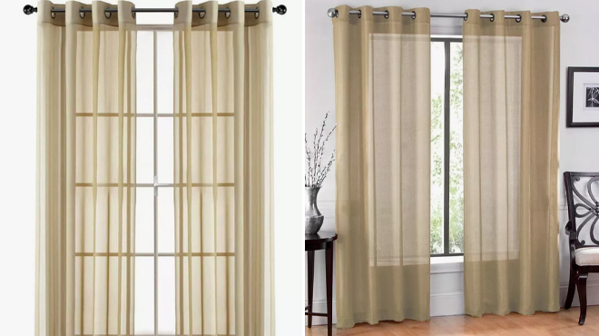 GoodGram Single Window Curtain Panels