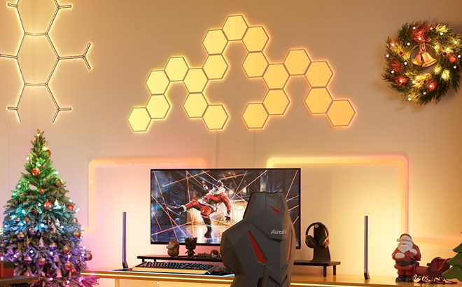 Govee Glide Hexa Light Panels RGBIC Hexagon LED Wall Lights