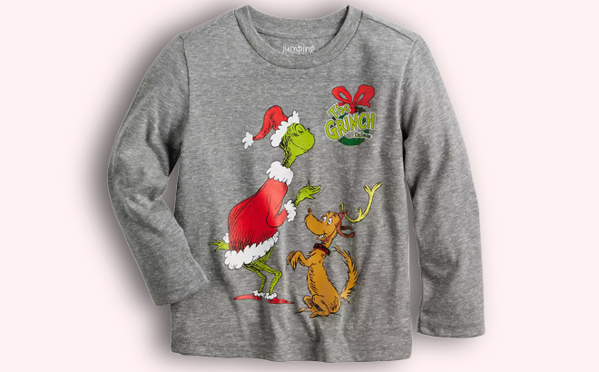 Grinch and Max Baby Toddler Long Sleeves Tee