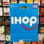 Hand Holding IHOP Gift Card