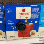 Hand Holding Tonies Disney Pixar Toy Story Toniebox Audio Player Starter Set at Target