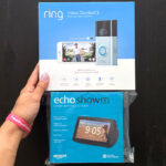 Hand touch Ring Video Doorbell with Echo Show 5