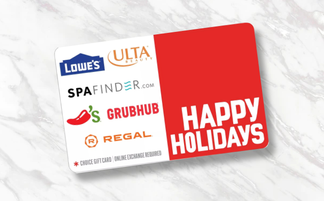 Happy Holidays Gift Card