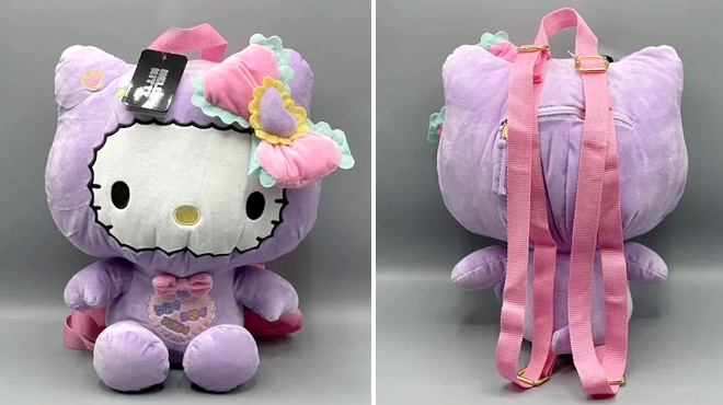 Hello Kitty Candy Plush Backpack