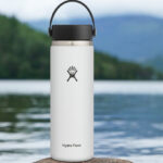 Hydro Flask Bottle with Flex Cap 20 Ounce in White Color