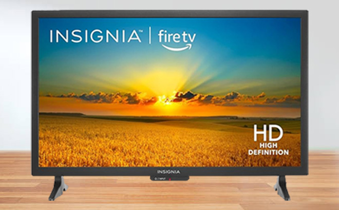 Insignia 24 Inch Smart Fire TV on a Table