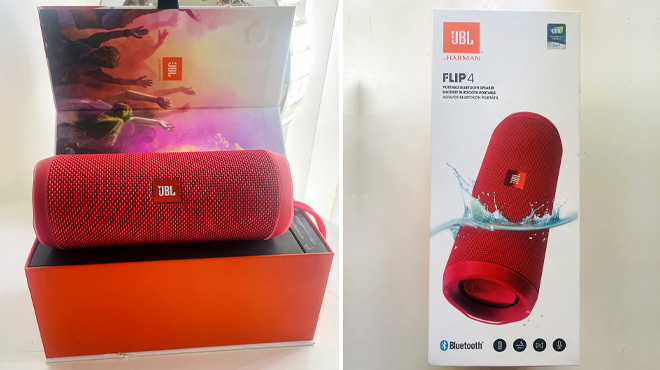 JBL Flip 4 Waterproof Portable Bluetooth Speaker