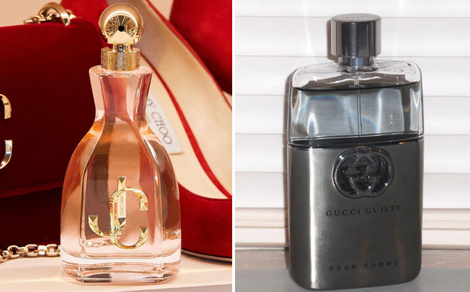 Jimmy Choo I Want Choo Womens Perfume and Guilty by Gucci Mens Perfume