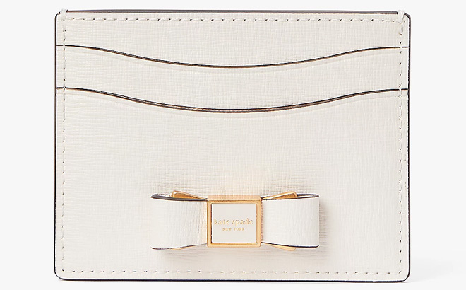 Kate Spade Morgan Bow Embellished Cardholder