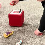 Kids Playing with Toniebox Audio Player Starter Set with Playtime Puppy