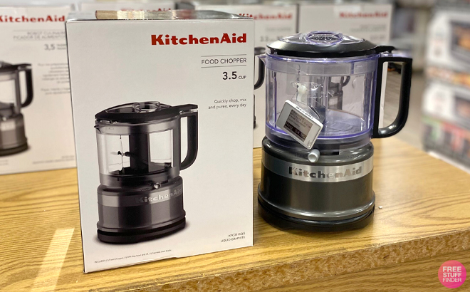 KitchenAid 3.5-Cup One-Touch 2-Speed Food Chopper with Whisking Blade