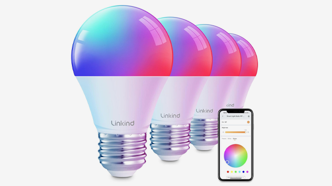 Linkind Smart Light Bulbs 4 Pack