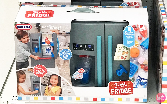 Little Tikes First Fridge on Store Shelf