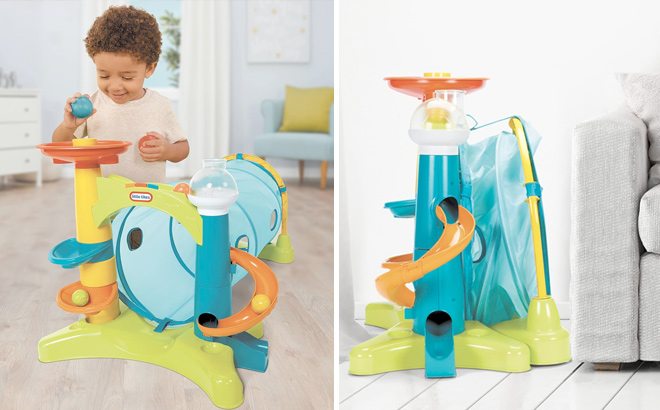 Little Tikes Learn Play 2 in 1 Activity Tunnel Ball Drop Game