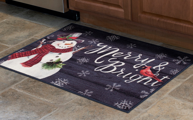 Loomaknoti Merry Bright Printed Accent Rug