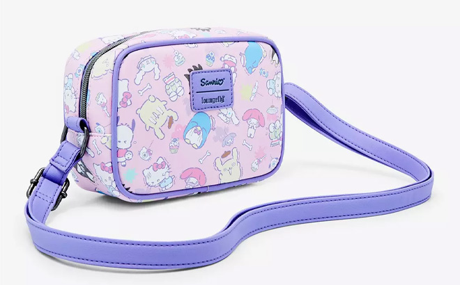 Loungefly Hello Kitty And Friends Scared Reaction Camera Crossbody Bag 1