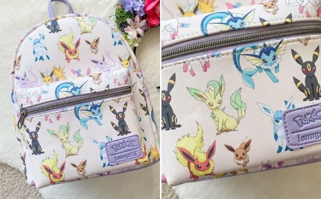 Loungefly Pokemon Eeveelutions Mini Backpack