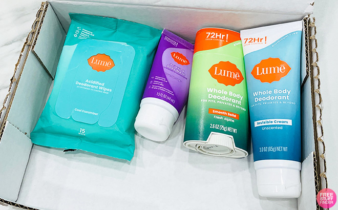 Lume Deodorants in a Store Bundle