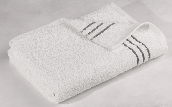 Mainstays Solid Adult 6-Piece Bath Towel Set, White