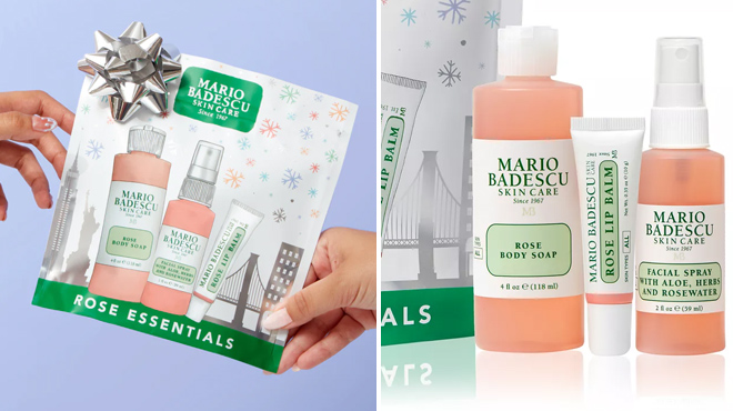 Mario Badescu 3 Piece Rose Essentials Gift Set Image