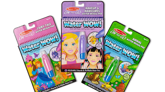 Melissa Doug Water Wow 3 Packs in Makeup Fairy Tales and Animals