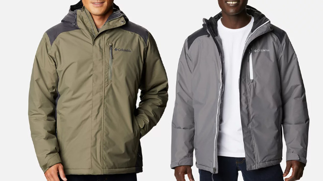 Men Wearing Columbia Tipton Peak Insulated Jacket