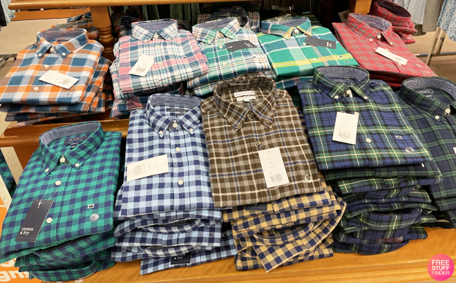 Mens Flannel Long Sleeve Shirts