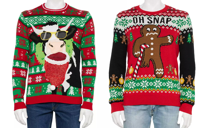 Mens Ugly Christmas Sweater