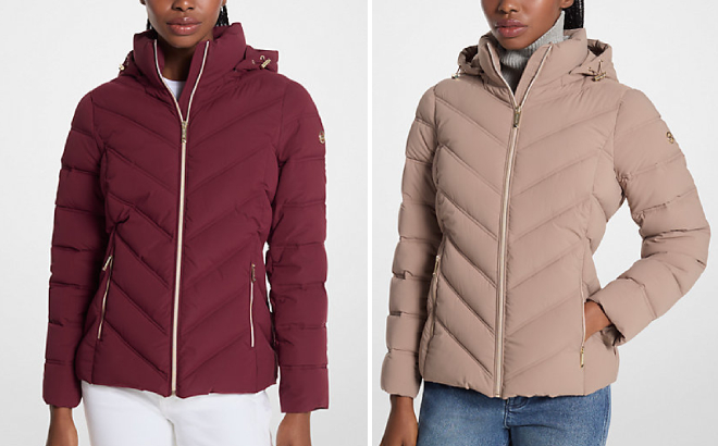 Michael Kors Packable Quilted Puffer Jacket