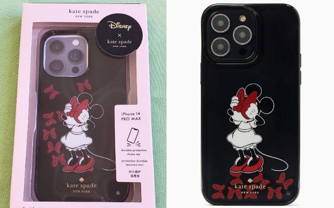 Minnie Mouse Bow Resin iPhone 14 Pro Max Case