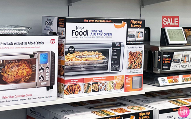 Ninja Foodi 8 in 1 Digital Air Fryer Oven on Store Shelf