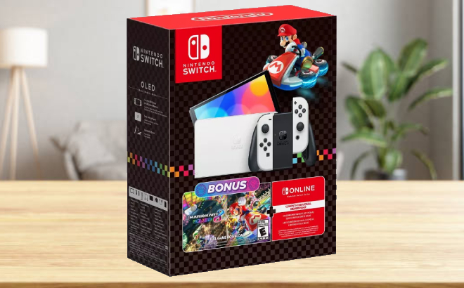 Nintendo Switch OLED Model Mario Kart 8 Deluxe Bundle