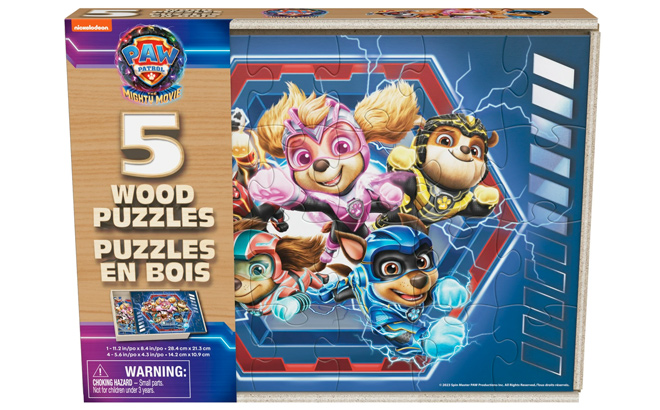 SpinMaster 5-Pack Wood Puzzles $5 at Walmart | Free Stuff Finder