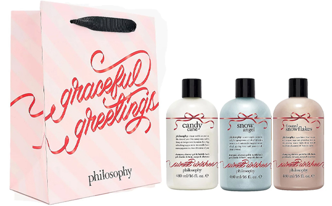 Philosophy 16 oz Holiday Shower Gel Winter Favorite Gift Set